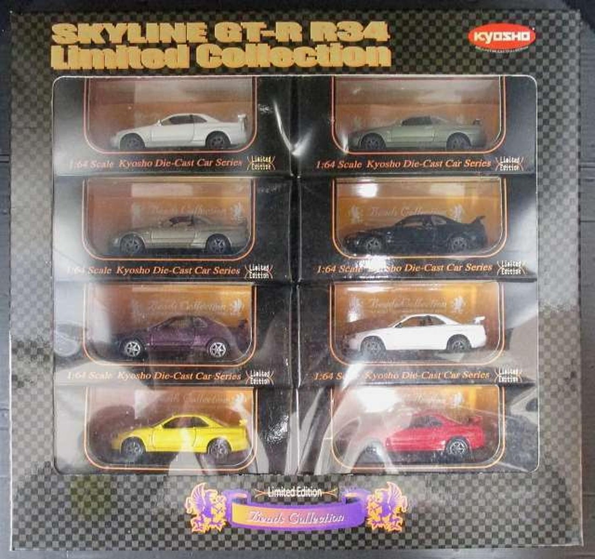 ミニカー SKYLINE GT-R R34 Limited Collection 1/64 Kyosho Skyline Gt-R R34 Limited Collection 1/64 Scale Car | eBay