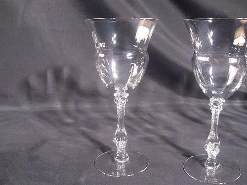 Cambridge Glass Water Goblet Clear 3126 Set of 4 - Picture 4 of 12