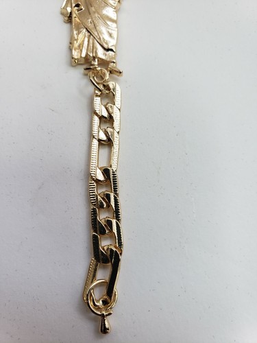 Pulsera De San Judas Tadeo Oro Laminado/Bracelet St. Jude - Gold Plated - Picture 4 of 10