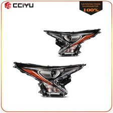 Pair Headlight Assembly w/LED DRL For 2016 2017 2018 Toyota Prius