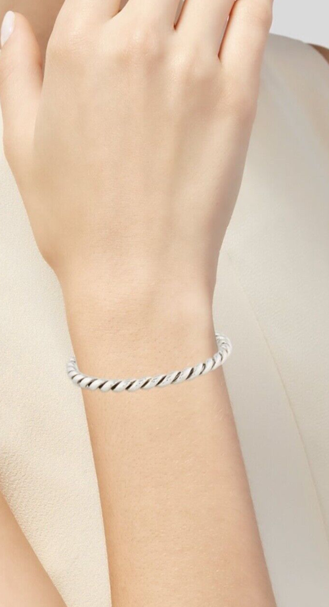 アクセサリー Tiffany bracelet twist rope silver925 TIFFANY & CO. STERLING SILVER 925 TWISTED ROPE BANGLE BRACELET | eBay