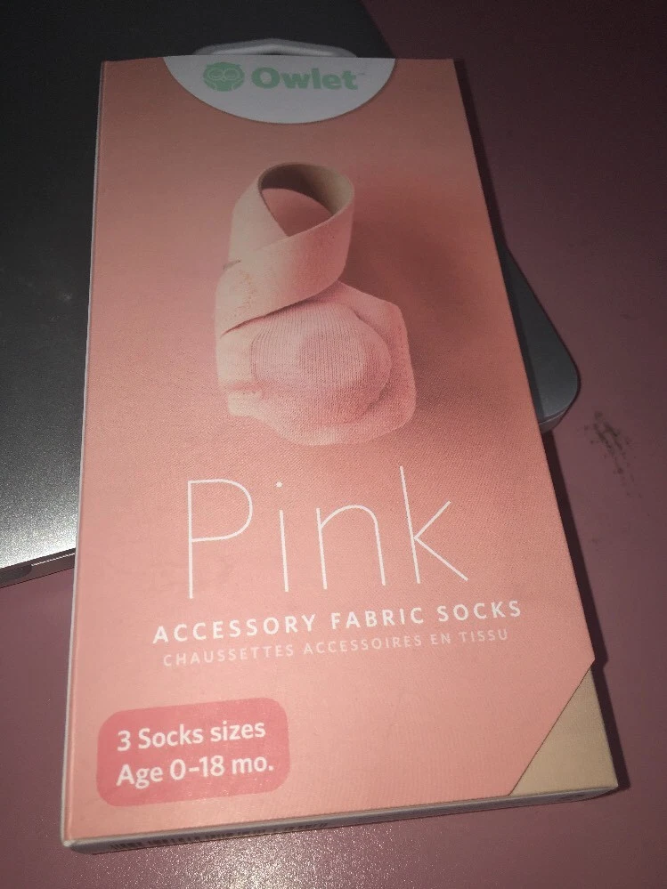 Owlet pink sale sock