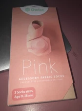 NEW/SEALED OWLET SMART SOCK  PINK REPLACEMENT SOCK - 0-18 MONTHS 