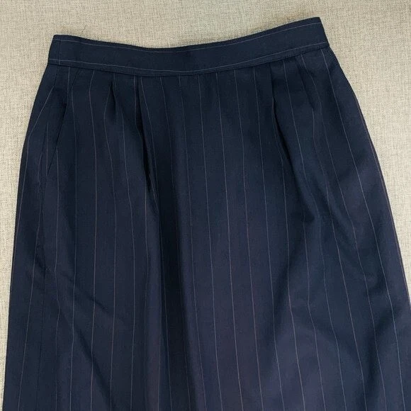 Falda de Vestido Largo Austin Reed by Regent Street Vintage Azul Marino Talla 12. Foto 2 de 4