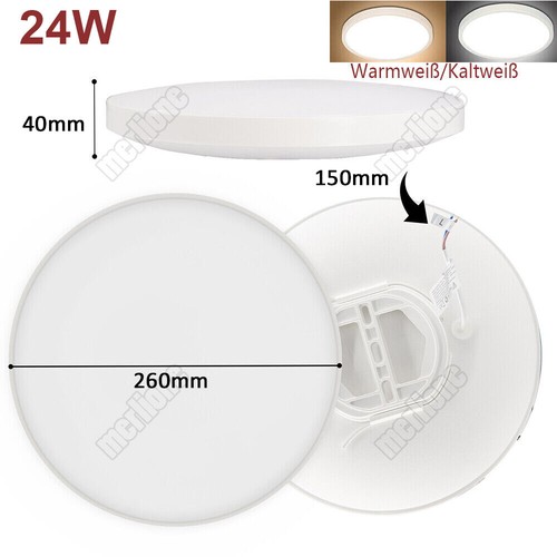 LED Deckenlampe Panel Deckenleuchte Schlafzimmer Bad Wohnzimmer Flur lampe - Bild 15 von 35