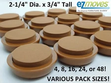 2-1/4" EZ MOVES Heavy Furniture Sliders Carpet Glide Cushion Couch Table Leg