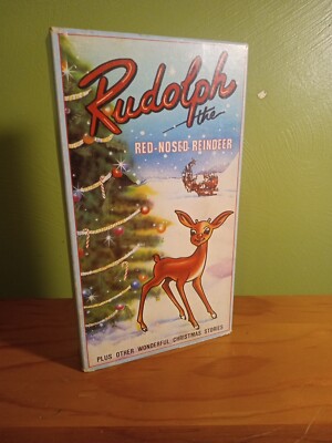 Rudolph The Red-Nosed Reindeer VHS 1987 Christmas Classics Amvest Video ...