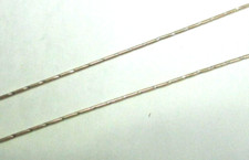 L K Real 14K Yellow Gold fancy unique Thin Snake Chain Necklace 16" Women's 