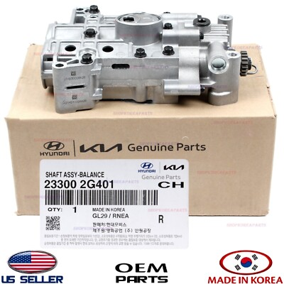 Genuine Engine Balance Shaft Oil Pump  OEM  HYUNDAI KIA 2.4L *See compatibility