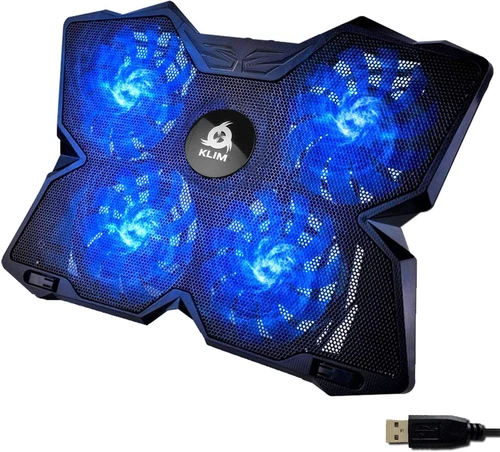 Basis Kühlung Laptop 1200 RPM Gaming Unterstützung PS5 PS4 Blau