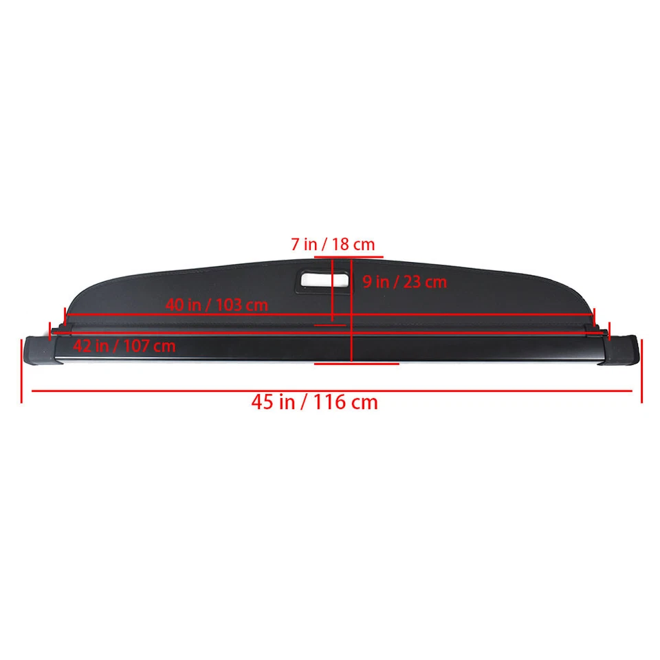 For Toyota Prius 2016-2019 Luggage Cargo Cover Shield Security Trunk Shade Foto 4 de 4