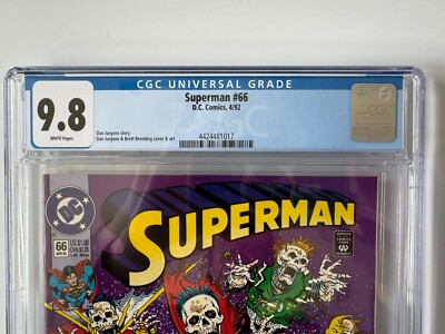 Superman #66 CGC 9.8 = Panic In The Sky DC Comics (1992) | eBay