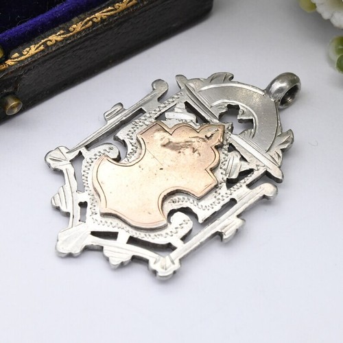 Antiguo Reloj Llavero Colgante Plata Esterlina 1898 por William Hair Haseler - Imagen 6 de 6