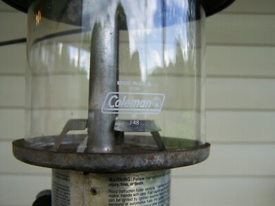 Vintage 1997 Coleman Double Mantle Gas Lantern Model 288 Green