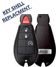 Fobik Remote Key SHELL For JEEP CHEROKEE 2014-2020 4 Button GQ4-53T