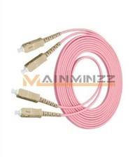 3M SC to SC UPC Duplex Fiber Cable OM4 Multimode 3.0mm Fiber Optic Patch Cord