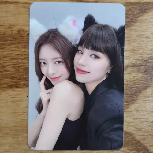 Tarjeta de fotos oficial de la unidad Yuna Yeji Itzy mini álbum Cheshire genuino Kpop