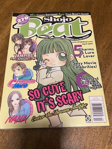 Shojo Beat Magazine - April 2007 Manga Viz Media Comic Dream Shoppe | eBay
