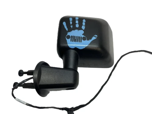 2018 JEEP WRANGLER LEFT DRIVER SIDE POWER DOOR MIRROR w/HAND WAVE OEM 68249847AC