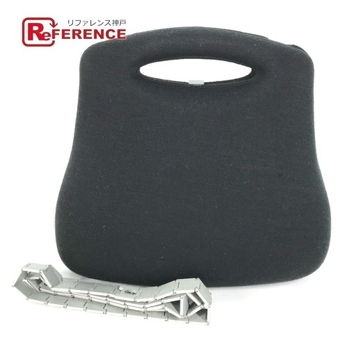 CHANEL Hip Bag 2WAY Chain Shoulder Bag Bag Handbag Black Women s Used