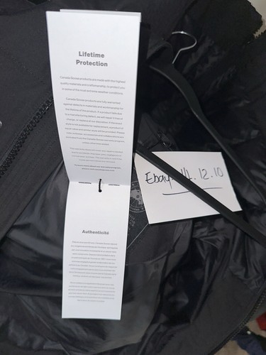 Canada Goose Wedgemount Parka Black Label Large mens down coat $995 Authentic - Picture 11 of 11