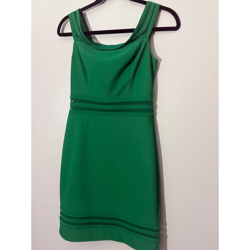 Guess Лос-Анджелес платье-футляр без рукавов коктейльное вечеринки зеленый размер 2 - Изображение 2 из 4