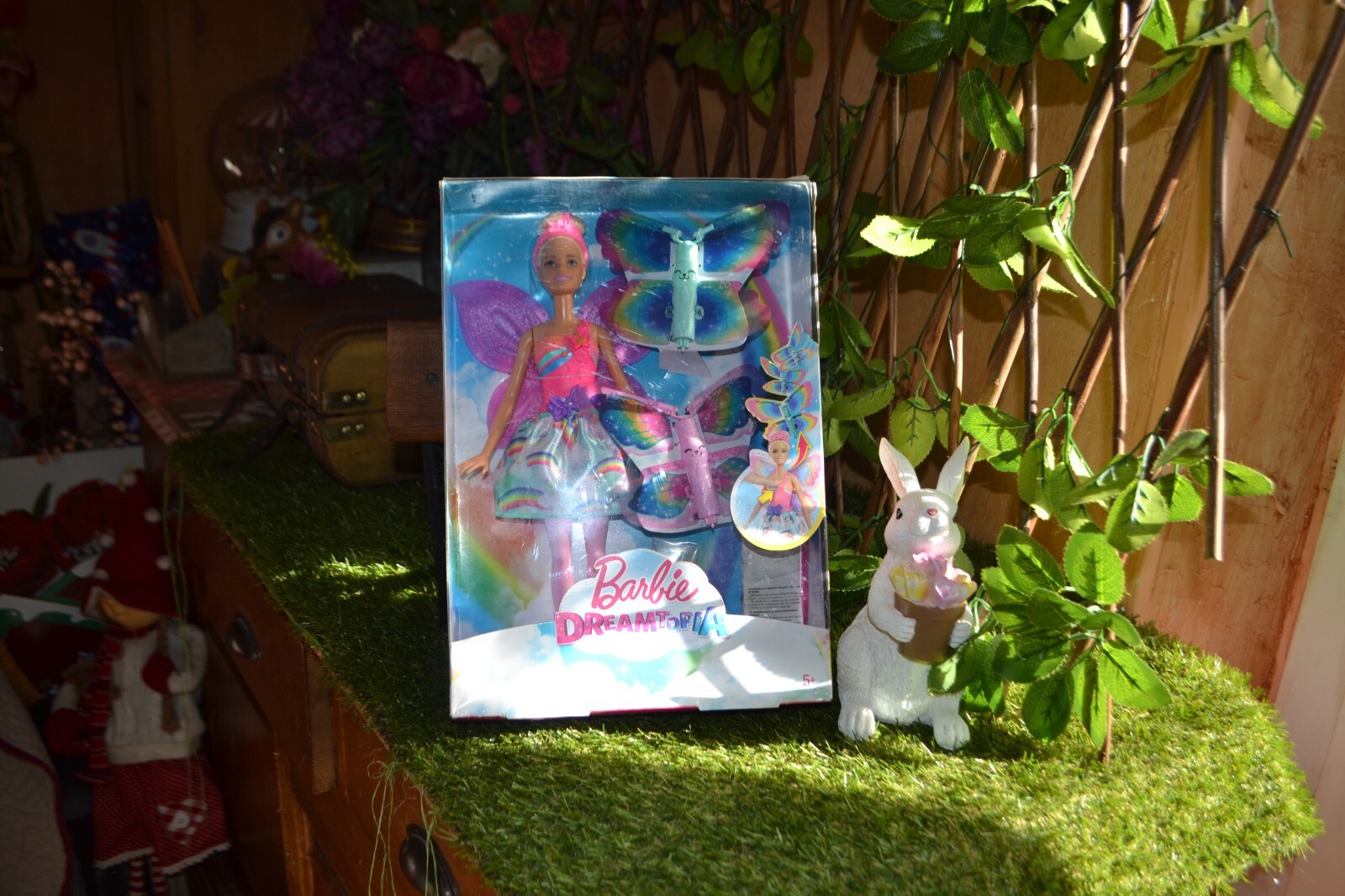 Barbie Multicolore Poupée Dreamtopia Fée Papillon Blonde - Image 2
