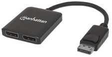 Manhattan Splitter Hub DisplayPort a 2 porte DisplayPort con MST