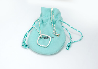 Tiffany & Co. Open Square Necklace 16