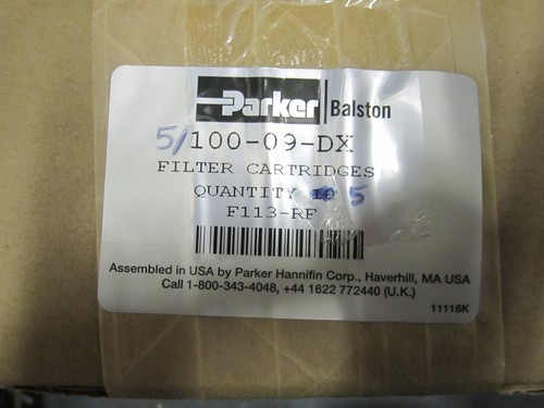 PARKER BALSTON COMPRESSED AIR 5/100-09-DX FILTERS BOX / 5 TUBES - Bild 2 von 4