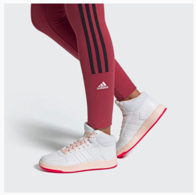 Adidas Women's Neo Hoops 2.0 Mid Basketball Sneakers FW9355 Size 5.5 NWT