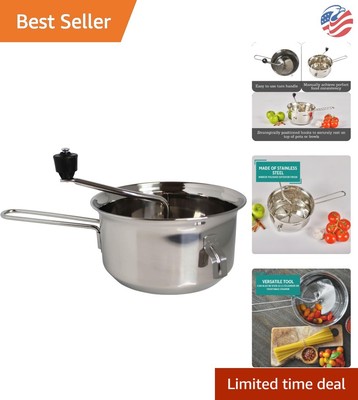 Versatile 2-Quart Stainless Steel Food Mill for Sauces & Purees - Foley 50024