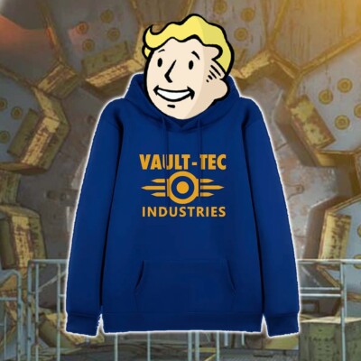 Fallout Vault-Tec Industries Logo hoodie + Nuka Cola enamel pin Fallout 2 3 4 76