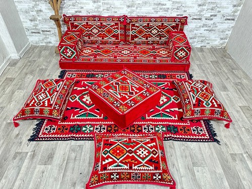 Orientalische Sitzecke, Orientalisches Sofa, Sitzkissen, Terrassen-Palettensofa - Bild 4 von 7