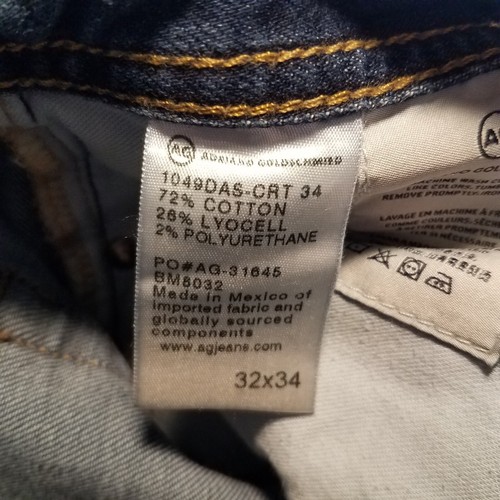 AG Jeans Herren 32x34 blau The Protege Straight Leg 1049DAS-CRT *SIEHE MASSE* - Bild 8 von 8