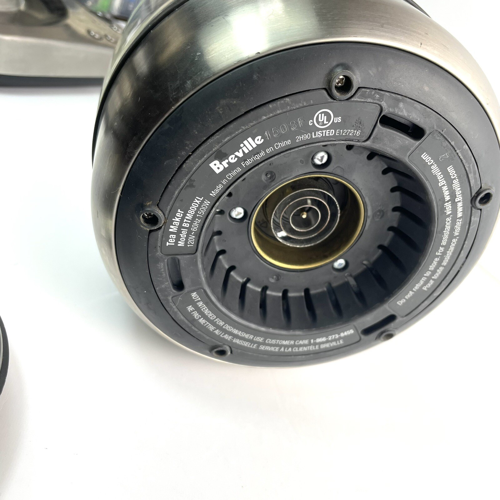 Breville Tea Maker Brushed Stainless Steel Glass Kettle