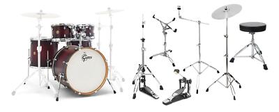 5-teiliges Catalina Shellset aus Ahorn von Gretsch mit 22'' Bassdrum und Hardware