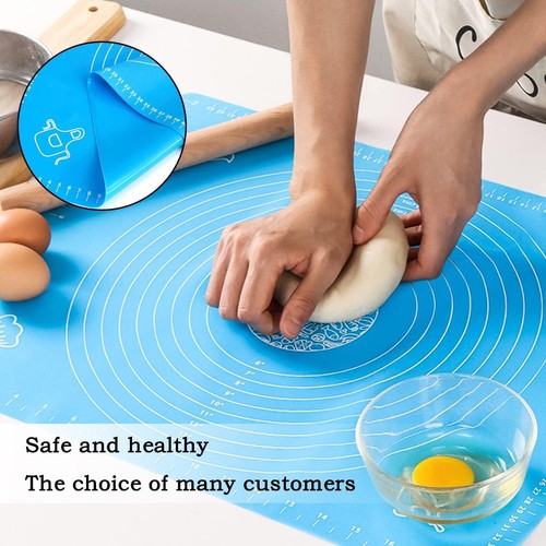 Silicone Baking Mat for Pastry Rolling Dough with Measurements,19.7" x 15.7" - Picture 2 of 7