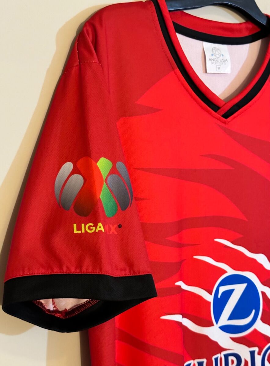 Lobos Buap Liga MX Men's Soccer Jersey #2 Size Medium Red Lobos Buap Liga MX Men's Soccer Jersey #2 Size Medium Red