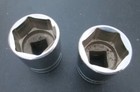 Snap-on 1/2" Drive Chrome Sockets 15/16" TW301 & 1" TW321 Vintage 1988 Very Nice — photo 7
