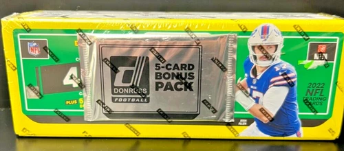 2022 Panini Donruss Football Factory Sealed Complete Set + 5 Card Bonus Pack