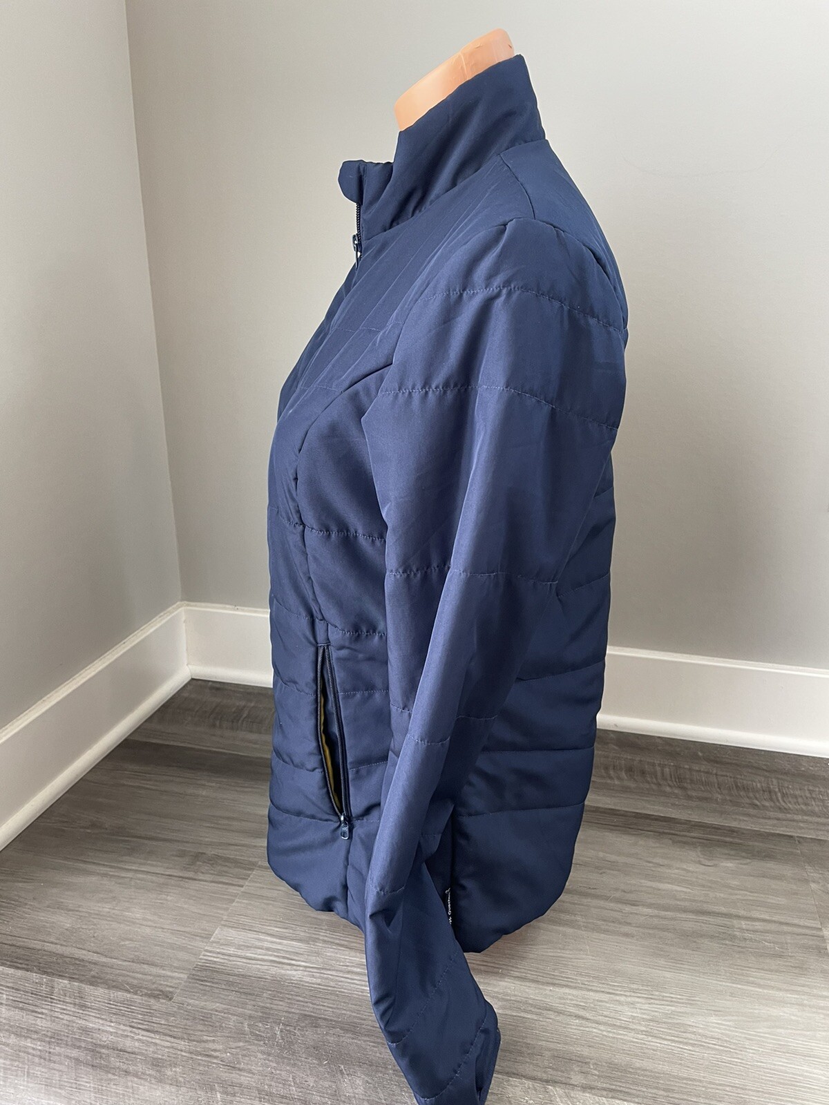 Quechua Decathlon Blue Lightweight Zip Jacket S Pockets Zip image 2