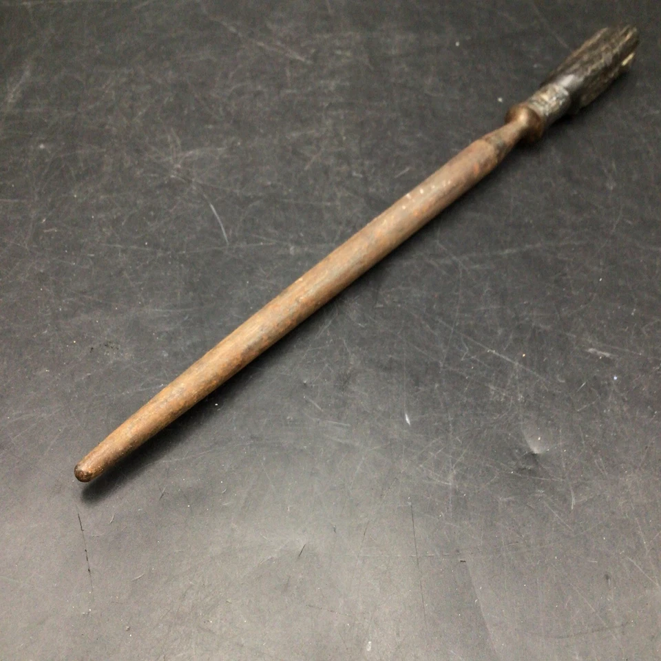 Vintage Appalachian Knife Sharpener W/Antler Handle Rustic Country Primitive USA - Image 4 of 4