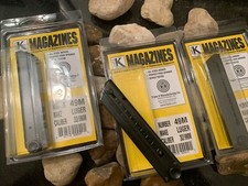 3-Pack Luger .30 OR 9MM 7 Round RD Blued Steel Magazine Mag Mags USA MADE