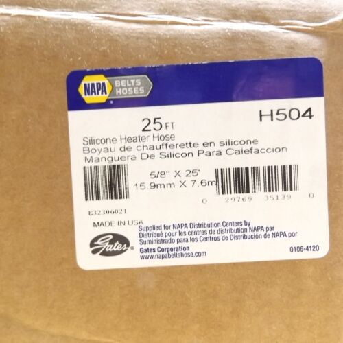 25 Feet of Napa H504 Silicone Automotive Heater Hose 5/8″ - Picture 4 of 4