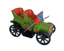 Mighty Midget Mechanical Antique Miniature Car TPS Tin Vintage 1960s Japan