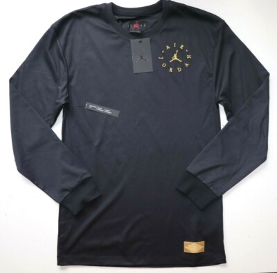 NIKE JORDAN REMASTERED WILDLEDER LANGARM CREW TOP - SCHWARZ BQ5784-010 HERREN S