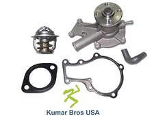 New Water Pump with Return Hose & Thermostat FITS Kubota BX2350D BX2360 