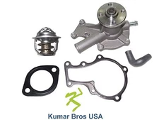New  Water Pump with Return Hose & Thermostat FITS Kubota Z602