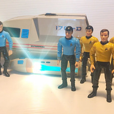 Playmates Star Trek ng,shuttlecraft NCC-1701-D 7 Action Figures